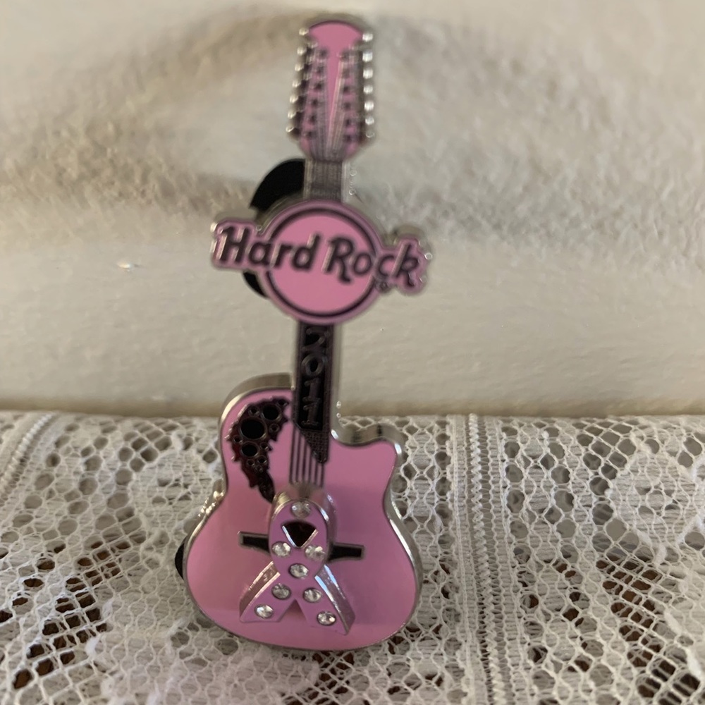 Hard Rock Pinktober 2011 Breast Cancer Awareness Pin